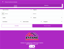 Tablet Screenshot of efranecorretor.com